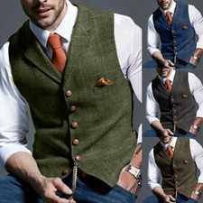 Men's Retro Printed Waistcoat