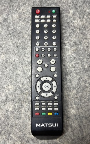 Matsui dvd combi remote - matsui,