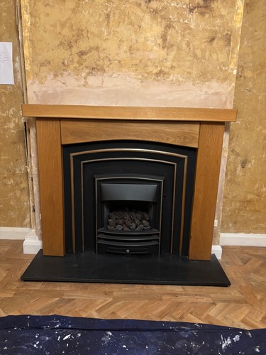 Solid oak fire surround - solid,