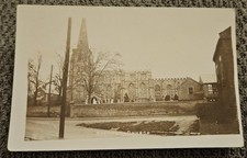 Kegworth Church Leicestershire Postcard Vintage Old RPPC 