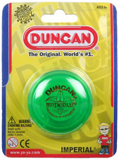 DUNCAN IMPERIAL YO-YO - THE ORIGINAL WORLDS #1 YOYO - (GREEN) - BRAND NEW!