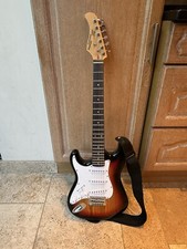 SX VTG Series Sunburst 3/4 Left Handed Electric Guitar.