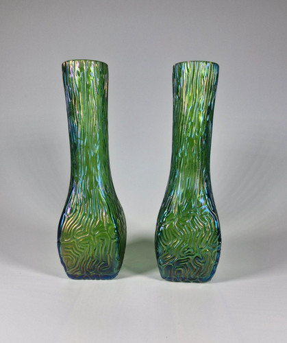 Pair loetz bohemian - of,