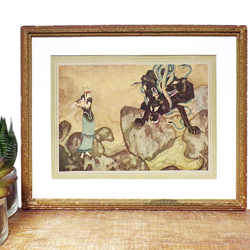 Edmund dulac antique print - dulac,