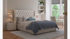 Upholstered ottoman king size bed (dreams deacon) 