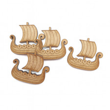 Viking Ship MDF Craft Shapes