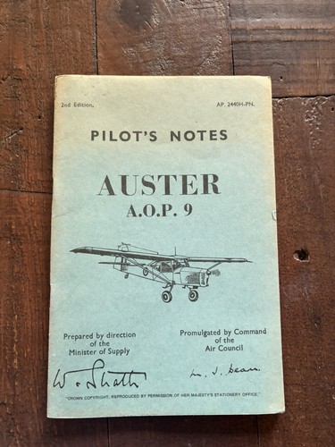 Pilot notes for - pilot’s,