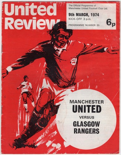 Vintage football programme - vintage,
