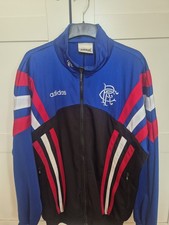 Rangers Adidas Training 1996/1997 Tracksuit Top Jacket In Large Excellent