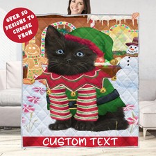 Black Cat Quilt Bedding