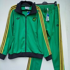 Adidas Originals Jamaica Green Tracksuit Jacket & Bottoms | Men's XL