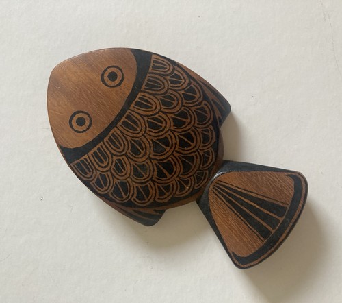 Vintage mid century wooden - vintage,