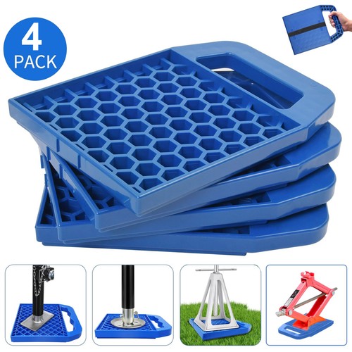 Caravan jack pads block - 4x,