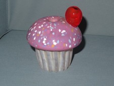 Pink Cupcake Caithness Glass