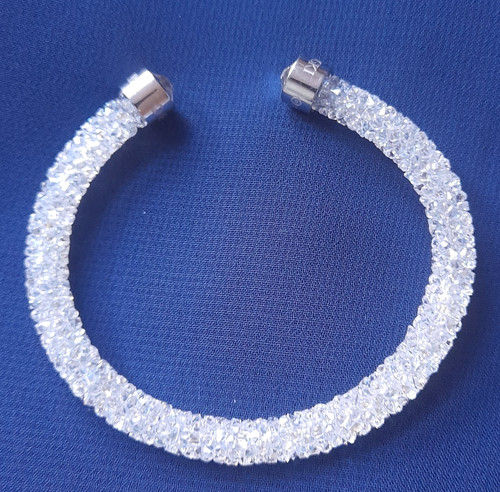Swarovski crystal dust bangle - dust,