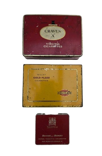 Vintage tins cigarette benson - tins,