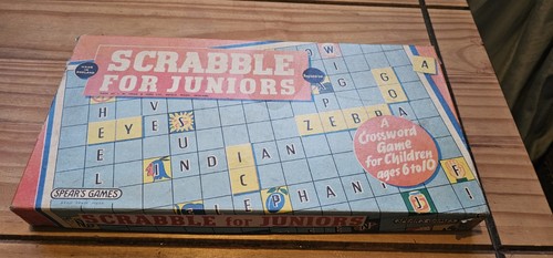 Scrabble for juniors vintage - scrabble,