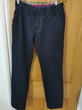 Meyer Oslo Chino Trousers Mens Size 32 Waist x 31.5 Inside Leg Blue