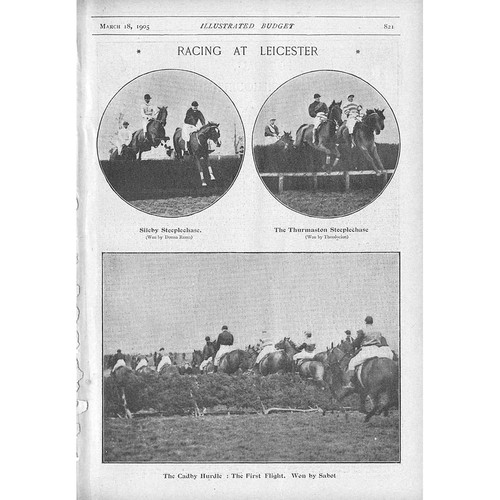 Horse racing meeting - meeting, at
