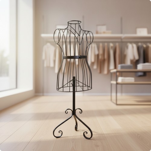 Wire frame torso form - wire-frame,