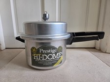 Prestige Aluminium Hi-Dome Pressure Cooker 7L Capacity with Internal Trays