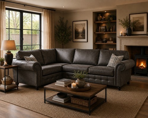 Charcoal grey traditional - grey,