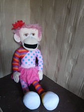 Zingzillas Panzee Pink Chimpanzee Soft Plush Toy 19” Tall 2009 A364