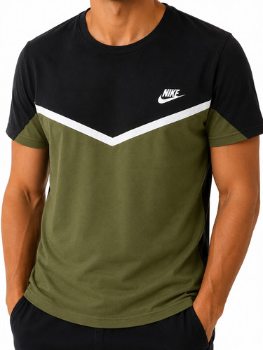 Nike boys shirt olive - nike, t