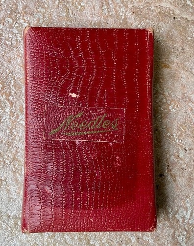 Antique folding sewing needle - folding,