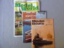 Model Boats magazine - Aug 1966 & Feb 1979; Radio Control Model World Jan 1989