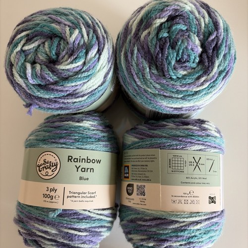 Aldi crafty rainbow yarn - so,