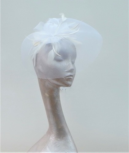 Style veiled fascinator - 50's,