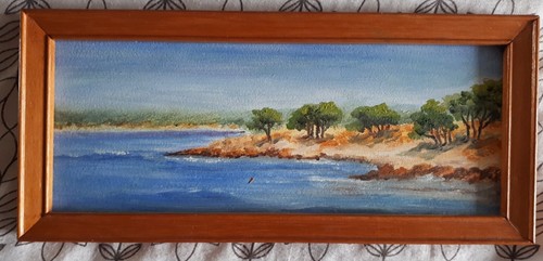 Small original oil painting - original,