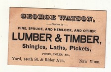George Watson Lumber & Timber