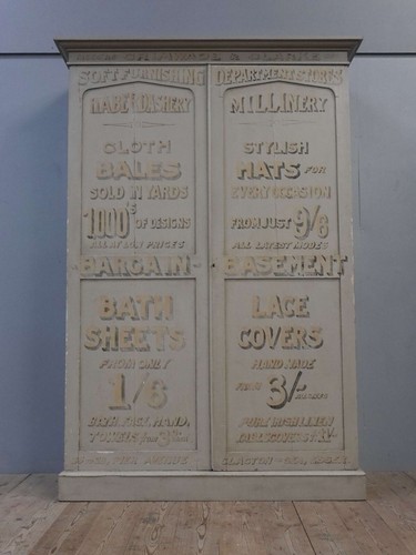 Antique vintage painted shop - painted,