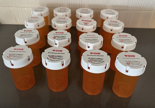 Lot empty plastic rx - plastic,