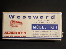 Westward Cast White Metal Kit Alexander M Type Coach 4mm Scale Unbuilt In Box