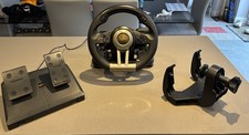 PXN V3 Pro Gaming Steering Wheel with Pedals - 180° Racing Wheel with Vibration 