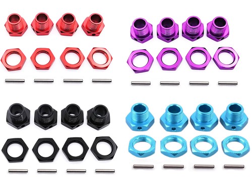 17mm aluminium wheel hex - hex, hubs