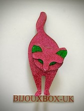 LEA STEIN BACCHUS CAT BROOCH