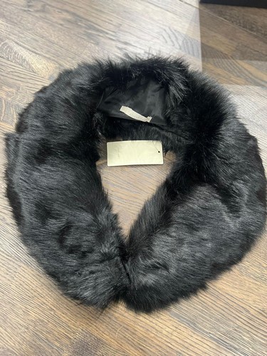 Women black faux - women's, fur
