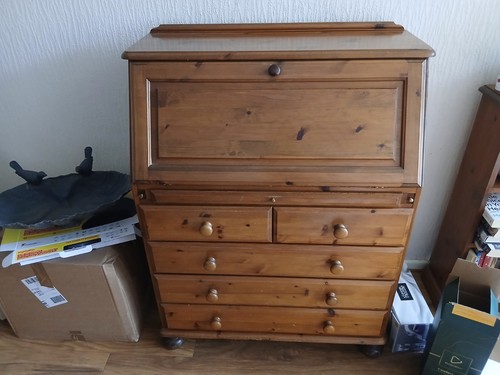 Pine solid wood drawer - pine, 5-drawer