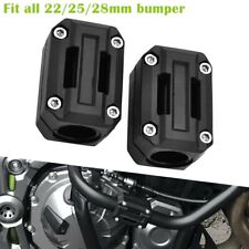 1Pair 22 25 28mm Crash Bar Bumper Block Protector For BMW Ducati Triumph Benelli