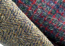 WOOL & CASHMERE DOUBLE FABRIC FACE BURGUNDY CHECK  REVERSE SIDE FAWN CHEVRON  D1