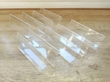 9x Display for 18x7.5cm Clear Acrylic Exhibition Office Counter Shop Table Stand