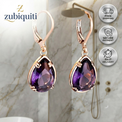 9ct gold purple - purple, amethyst