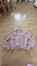 Zara Pink Knit Cardigan  Size