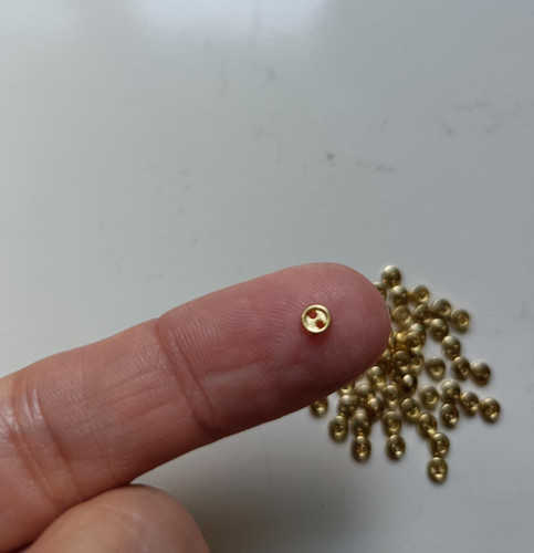 10x gold 3mm 12 mini - 3mm,