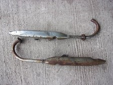 HONDA CB 160 65-69 - EXHAUST SYSTEM TWIN - FRONT PIPE & SILENCER x2