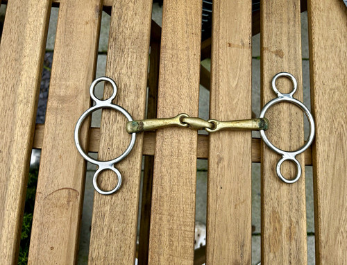 Ring universal gag horse bit - universal,